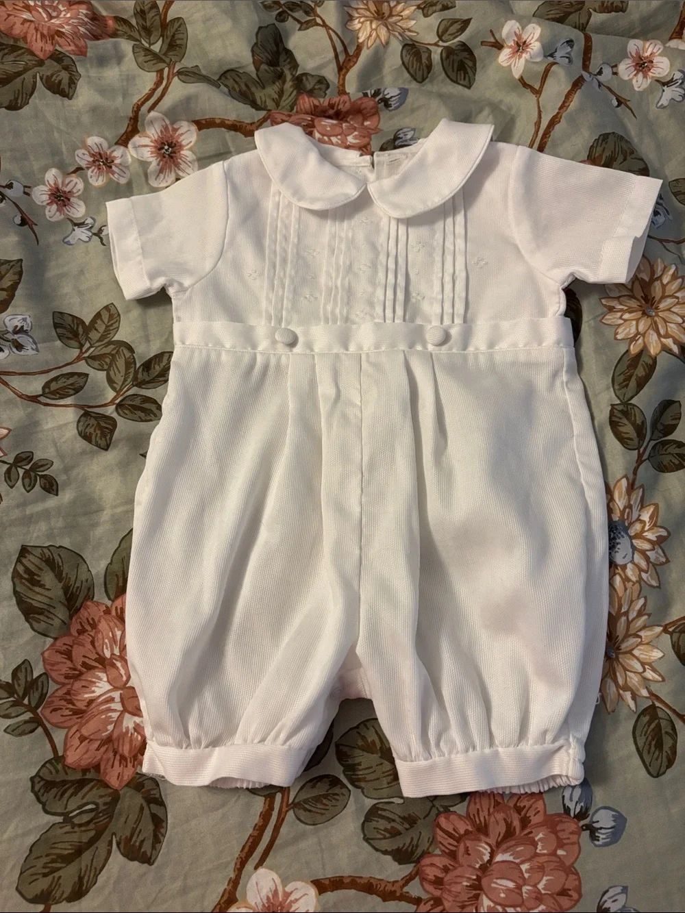 Petit Ami Baby Boys Pique Christening Knicker